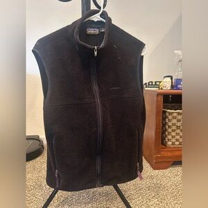 Vintage Patagonia Fleece Vest Gilet Slim Fit USA Made 90s Gorpcore Full Zip